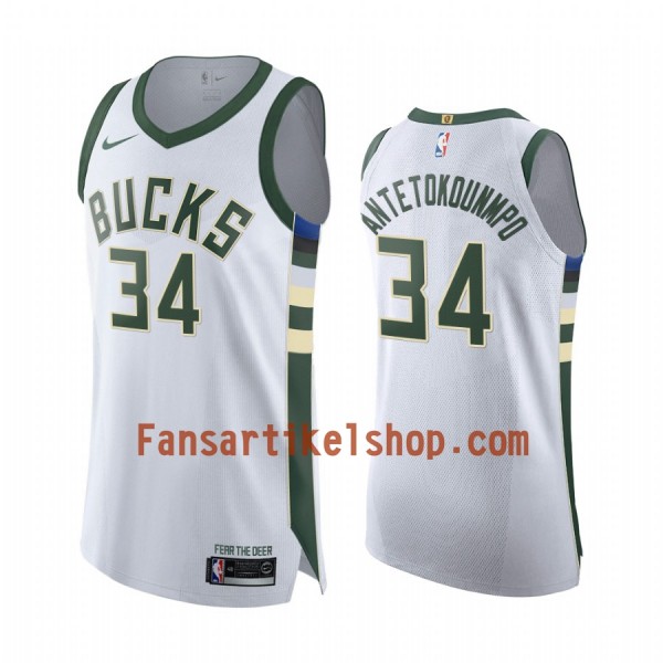 NBA Milwaukee Bucks Trikot Giannis Antetokounmpo 34 Nike 2019-2020 Association Edition Swingman - Herren NBA Milwaukee Bucks Trikot Giannis Antetokounmpo 34 Nike 2019-2020 Association Edition Swingman - Herren